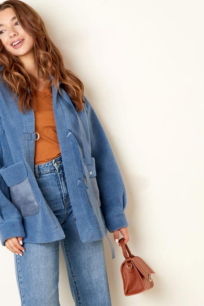 Teddy coat - Blue S Picture5